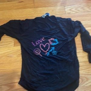 Dori creations long sleeve love T shirt